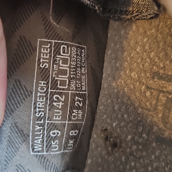 Hey Dude Wally Stretch Steel - Picture 5 of 12